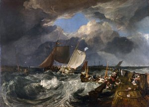 Muelle de Calais: Un paquete inglés llegando, 1803